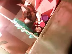 Probándose medias su ...